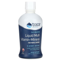 Витаминно-минеральный комплекс, вкус ягод, Liquid Multi, Vitamin-Mineral, Trace Minerals, 887 мл