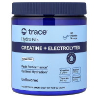 Креатин з електролітами, без смаку, Hydro Pak, Creatine+Electrolytes, Trace, 201 гр