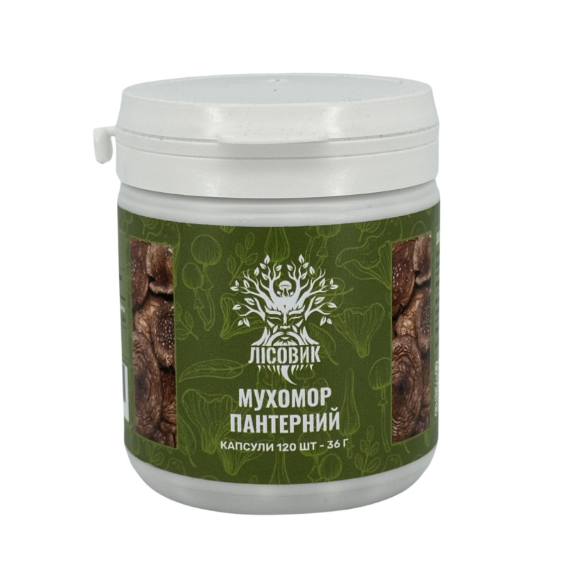 Мухомор пантерный, "Лесовик", 120 капсул по 0,3 г