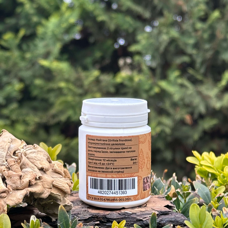 Гриб Майтаке, "Лісовик", 60 таблеток по 0.4 г