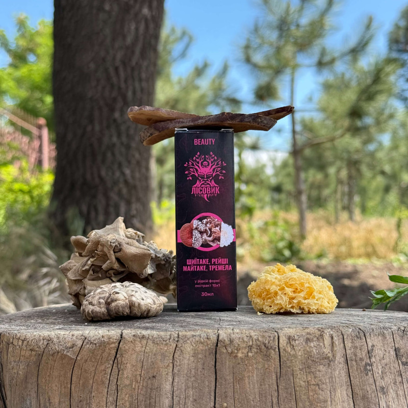 Комплекс рідких екстрактів BEAUTY для шкіри, волосся та нігтів, "Лісовик", 30 мл