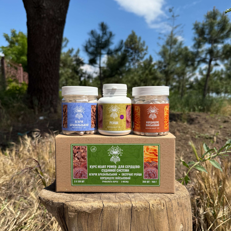 Курс Heart Power: Для сердечно-сосудистой системы (2 месяца), "Лесовик", 360 капсул
