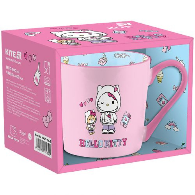 Чашка 400 мл, аниме Хеллоу Китти (Hello Kitty)