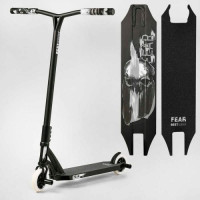 Самокат трюковий "Best Scooter" FEAR, SCS-система, ПЕГІ, алюмінієвий диск та дека, колеса PU, d=115 мм, ширина керма 58 см