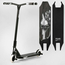 Самокат трюковый "Best Scooter" FEAR, SCS-система, ПЕГИ, алюминиевый диск и дека, колёса PU, d=115 мм, ширина руля 58 см