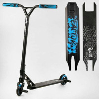 Самокат трюковый "Best Scooter. Reactor" (HIC-система, ПЕГИ, алюминиевый диск и дека, колеса PU, d=110 мм, ширина руля 55 см)