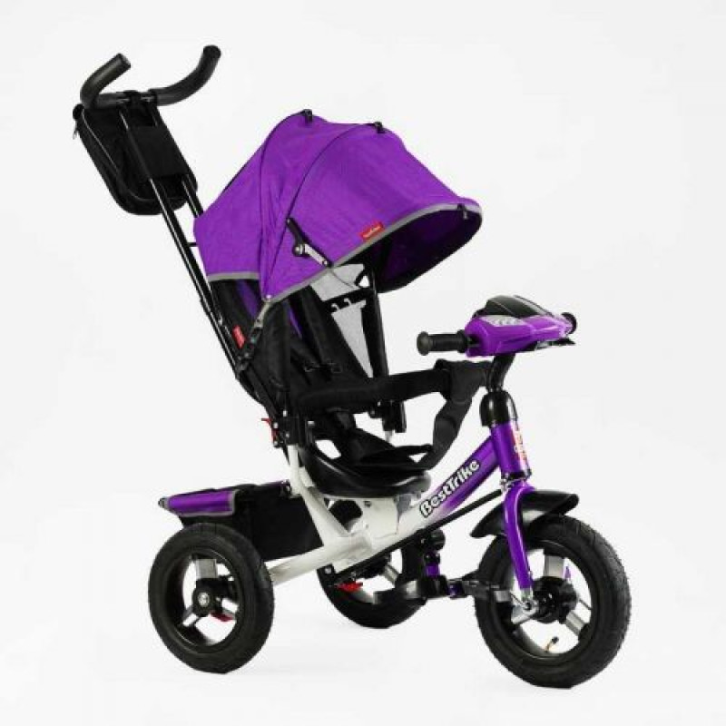Велосипед 3390 Best Trike (1) НАДУВНЫЕ КОЛЕСА d=29см. переднее, d=26см. задний, ФАРА С USB, пульт