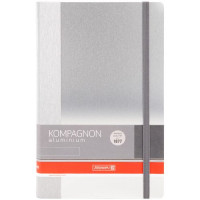 Книга записная Компаньон Aluminium, А5, 96 лист