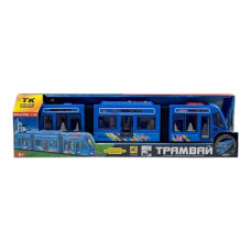 Трамвай автоексперт (Синій) (підсвічування, звуки, інерція, рухомі частини)