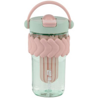 Стакан для води, 700 мл, м'ятно-рожевий
