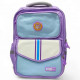 Рюкзак школьный, размер: 31х16х40 см (1 отделение, разделитель, 2 передних кармана, 2 боковых кармана, нагрудный ремень) голубой