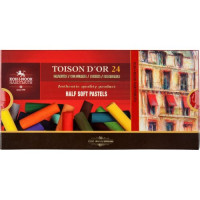 Пастель сухая TOISON D'OR, 1/2, 24 цв.