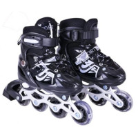 Роликові ковзан розмір S (30-33) колеса PVC (ЧОРНІ)