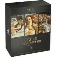 Олівці кольорові тригранні MUSE 48 кольорів