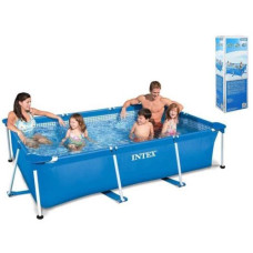 Intex Басейн каркасний розмір:300х200х75 см, об'єм води: 3834л, прямокутний, від 6-ти років