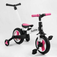 Велосипед-трансформер Best Trike 55475 (1) колеса PU 10’’, батьківська ручка, знімні педали,в пакеті
