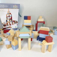 Дитячий конструктор «Cubika 3»/Wooden blocks construction kit «Cubika 3»