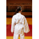 Біле дитяче кімоно для дівчаток, карате, TM BUDOGI, зріст 140 см, щільність 240 гр/м.кв.