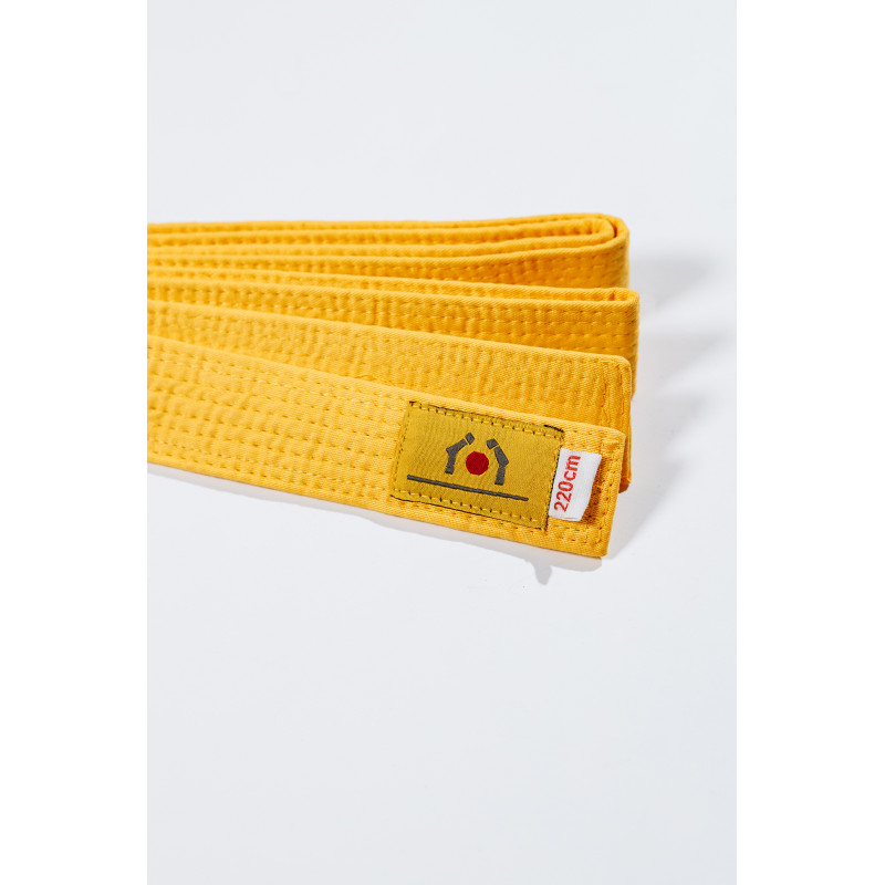 Жовтий пояс для дзюдо ТМ BUDOGI, серія ADVANCED, довжина 220 см