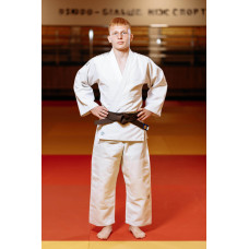 Кімоно для дзюдо біле, TM "Kintayo" Yuko, 160 зріст, щільність 450 гр/м.кв.