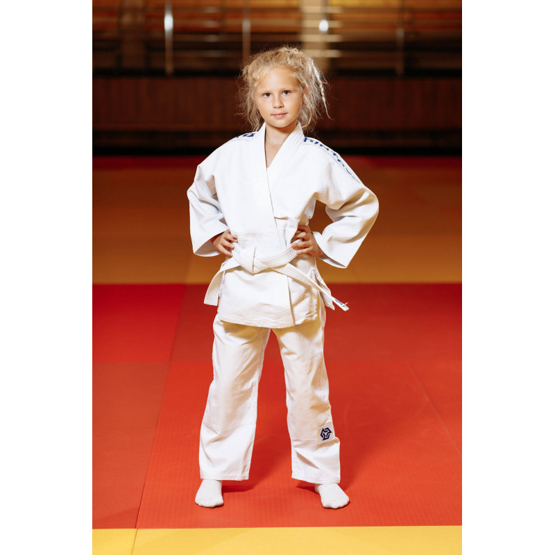 Кімоно для дзюдо біле, TM "Kintayo" Koka, 150 зріст, щільність 350 гр/м.кв.