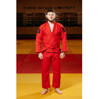 Кимоно для греплинга красное, TM "Kintayo", 190 рост, плотность 450 гр/м.кв.