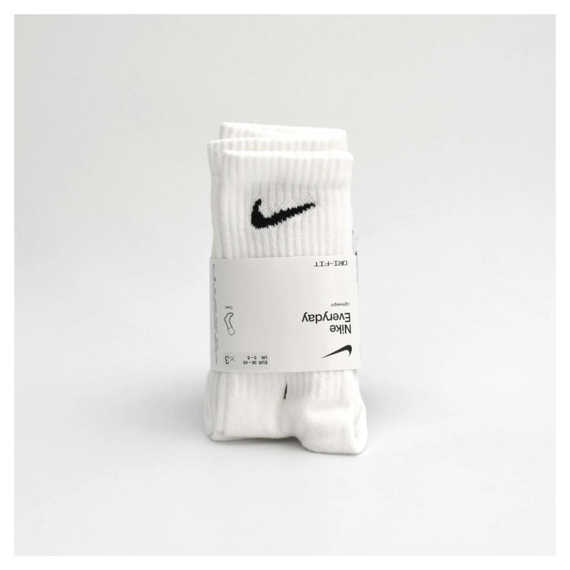 Шкарпетки Nike U Nk Everyday Ltwt Crew 3Pr (SX7676-100)