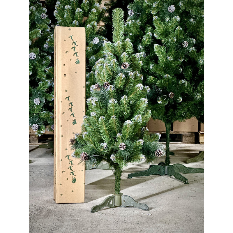 Ялинка із білим напиленням та шишками SNOWY CONE TREE