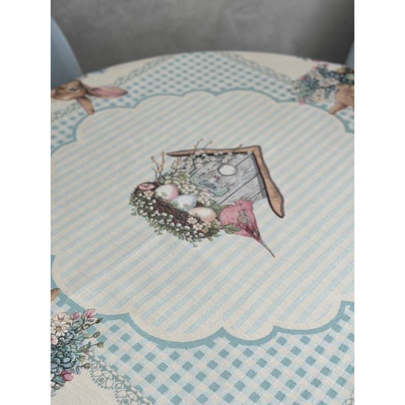 Скатертина гобеленова BLUE BUNNIES Limaso