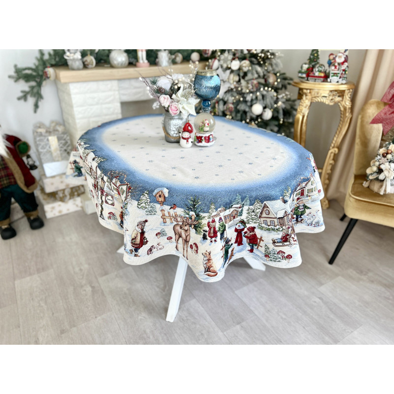 Скатертина гобеленова овальна HENKEL OVAL Limaso