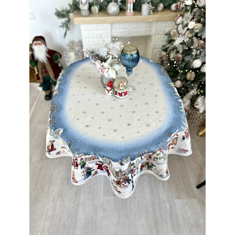 Скатертина гобеленова овальна HENKEL OVAL Limaso