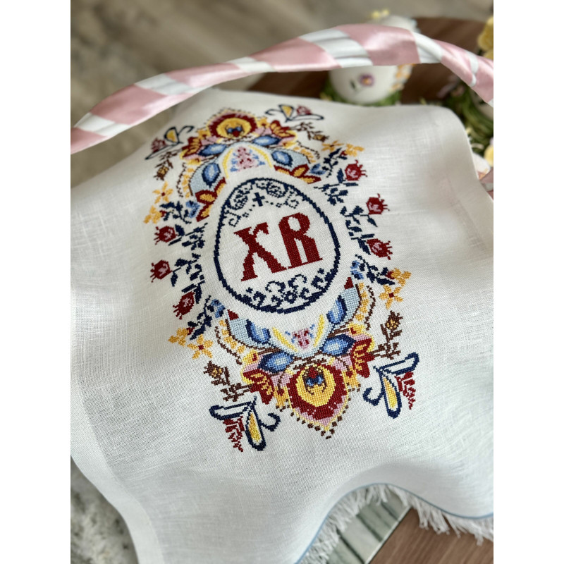 Рушничок у кошик великодній RKVV017
