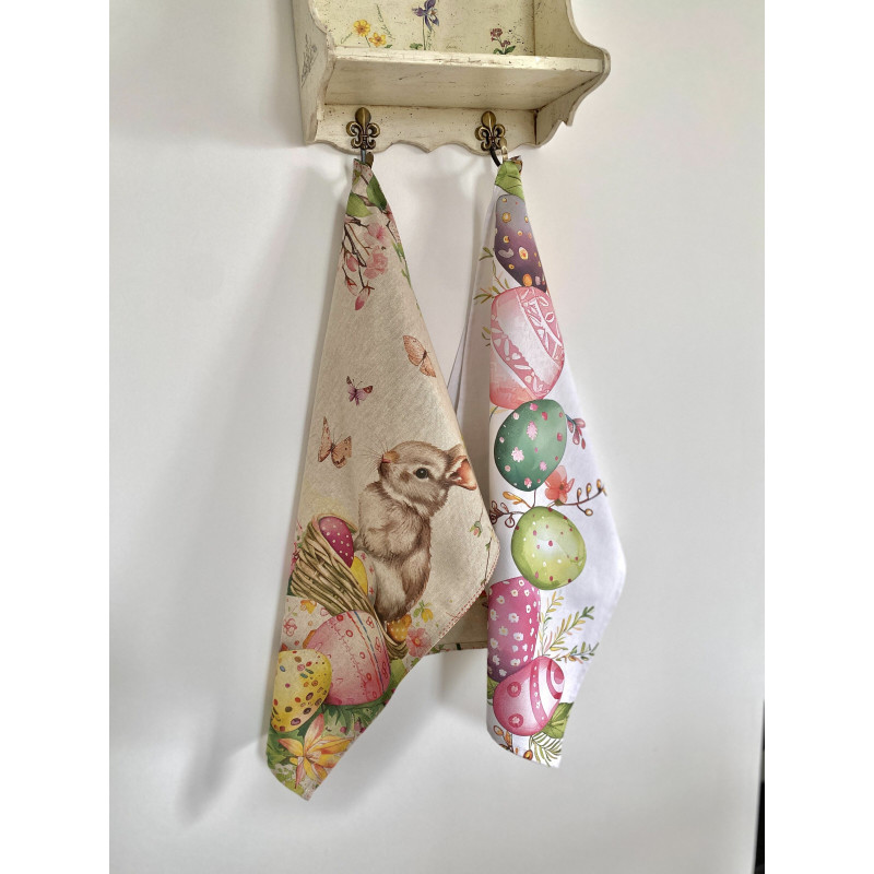 Набір з 2 шт. кухонних рушників "Egg Hunt" SET TOWELS-12