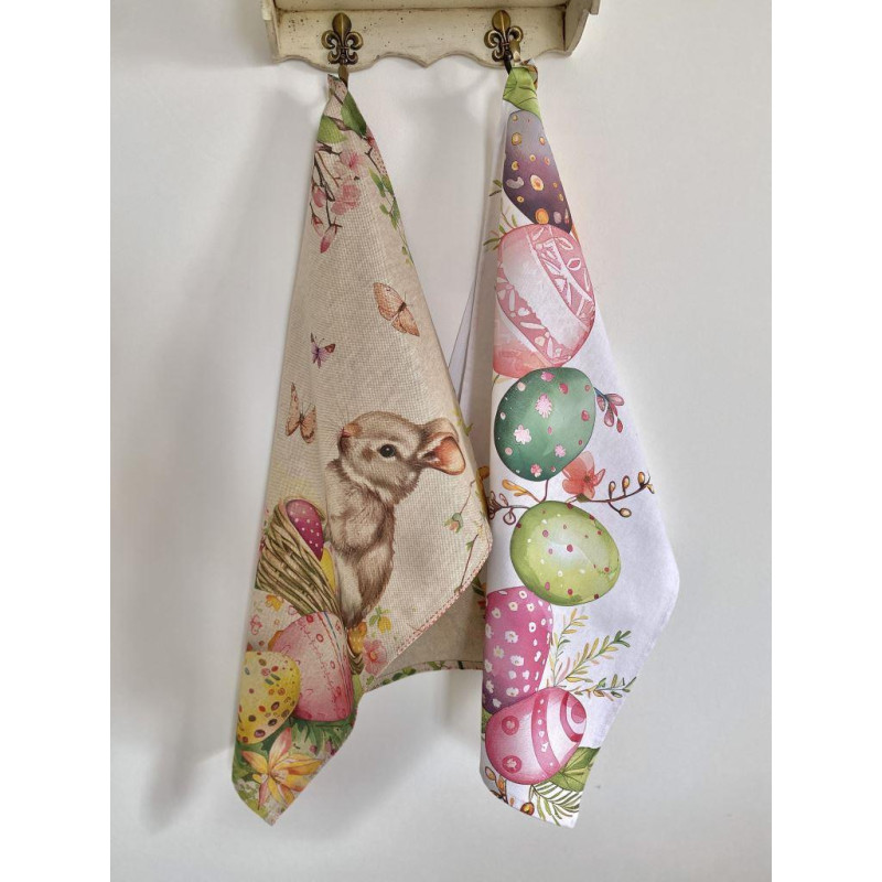 Набір з 2 шт. кухонних рушників "Egg Hunt" SET TOWELS-12