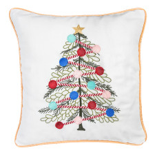Наволочка одностороння з вишивкою XMAS TREE02