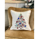 Наволочка одностороння з вишивкою XMAS TREE02