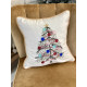 Наволочка одностороння з вишивкою XMAS TREE02