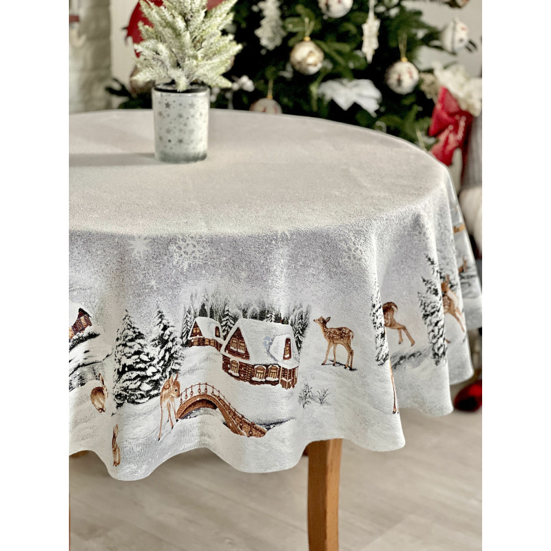 Скатертина гобеленова WINTER Limaso