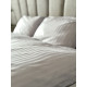 Постільний набір двоспальний SATIN GRAY STRIPE-PN (200x220+3*50x70)