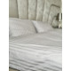 Постільний набір двоспальний SATIN GRAY STRIPE-PN (200x220+3*50x70)