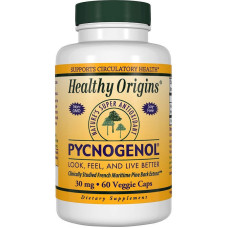 Пикногенол, Pycnogenol, Healthy Origins, 30 мг, 60 капсул