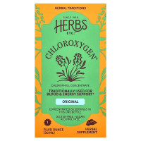 Рідкий хлорофіл, концентрат Chlorophyll Concentrate, Herbs Etc., оригінальний, без спирту, 30 мл.