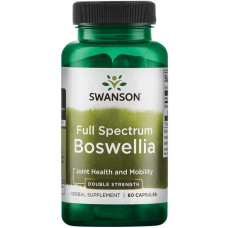 Босвелія, Full Spectrum Boswellia, Swanson, подвійна сила, 800 мг, 60 капсул