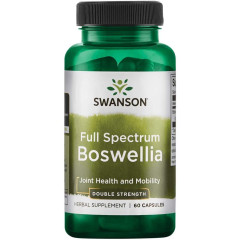 Босвеллія, Full Spectrum Boswellia, Swanson, подвійна сила, 800 мг, 60 капсул