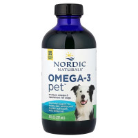 Омега-3 для собак, Omega-3 Pet, Nordic Naturals, способствует здоровью сердца, кожи, шерсти и иммунитета, 237 мл.