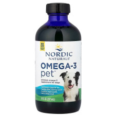 Омега-3 для собак, Omega-3 Pet, Nordic Naturals, способствует здоровью сердца, кожи, шерсти и иммунитета, 237 мл.