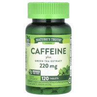 Кофеїн плюс екстракт зеленого чаю, Caffeine Plus Green Tea Extract, Nature's Truth, 220 мг, 120 таблеток