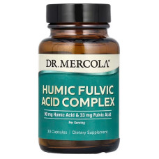 Гуминовая и фульвовая кислота, комплекс, Humic Fulvic Acid Complex, Dr. Mercola, 30 капсул