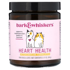 Поддержка здоровья сердца котов и собак, Bark and Whiskers, Heart Health, Dr. Mercola, 90 г