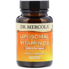 Вітамін D3 ліпосомальний, Liposomal Vitamin D3, Dr. Mercola, 10 000 МО, 30 капсул